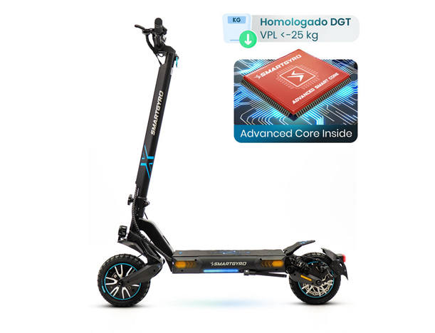 Patinete eléctrico smartGyro CROSSOVER DUAL MAX 2 LR Referencia SG27-423