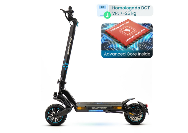 Patinete eléctrico smartGyro CROSSOVER DUAL MAX 2 Referencia SG27-395